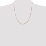 14k 1.05mm Spiga with Lobster Clasp Chain