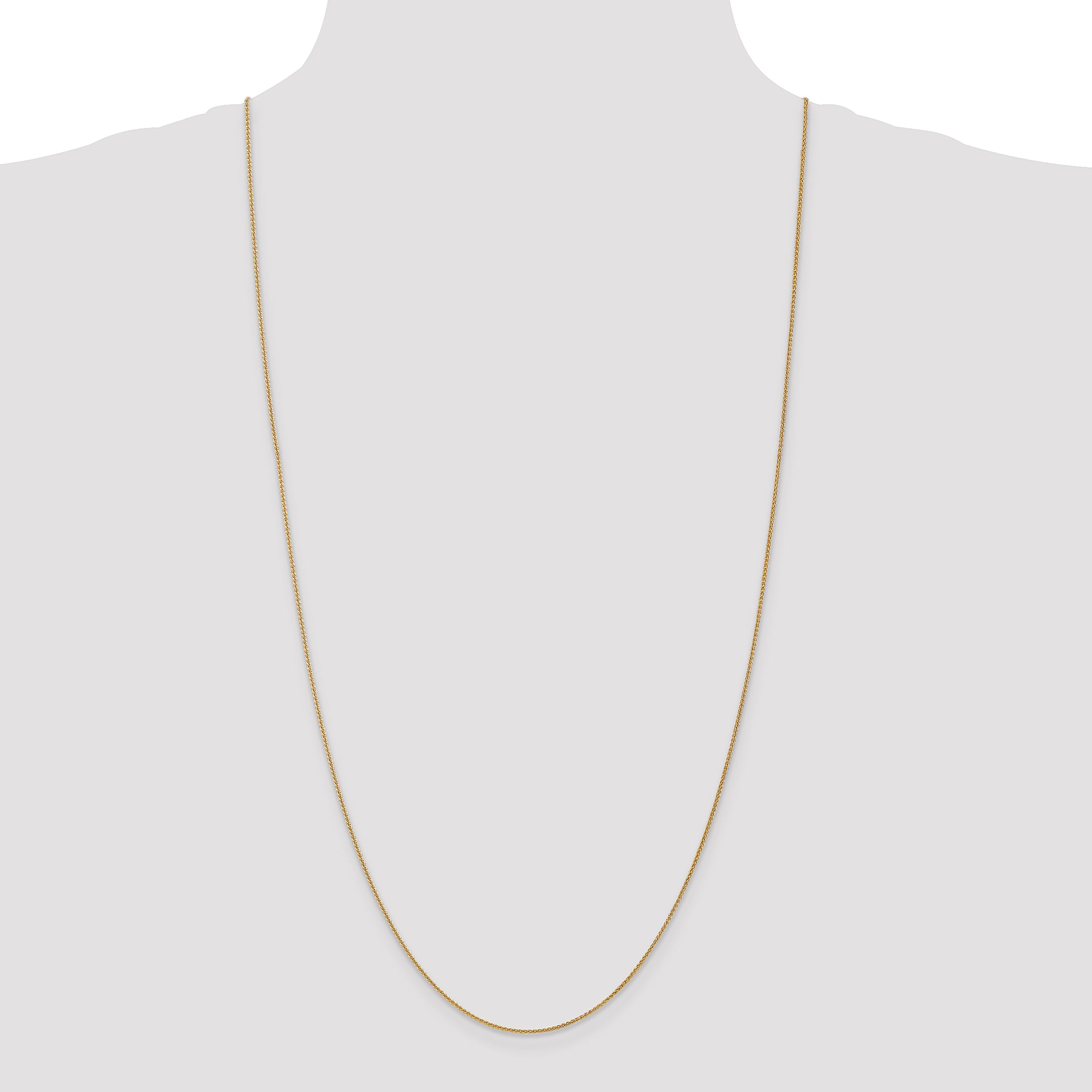 14k 1.05mm Spiga with Lobster Clasp Chain