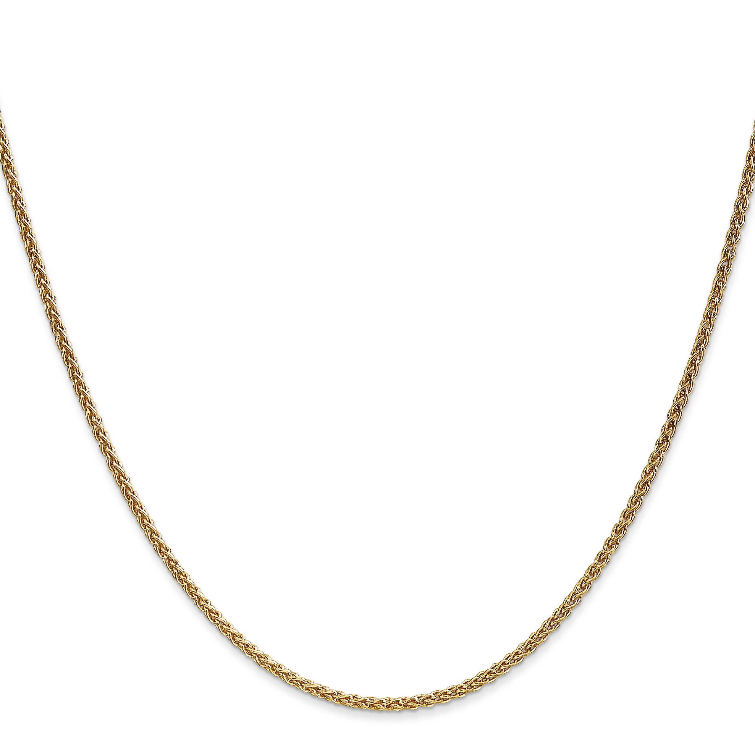 14k 1.7mm Spiga Chain