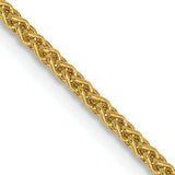 14k 1.7mm Spiga Chain