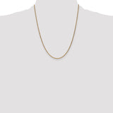 14k 1.7mm Spiga Chain