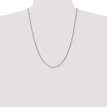 14k 1.7mm Spiga Chain