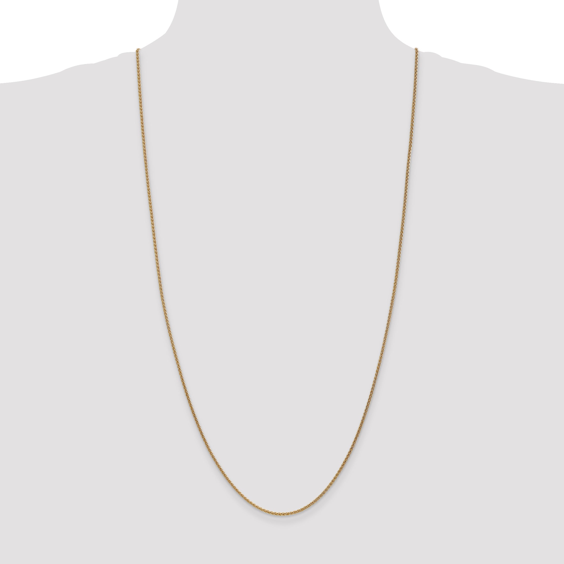 14k 1.7mm Spiga Chain