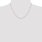 14k .75mm Round Open Link Cable Chain