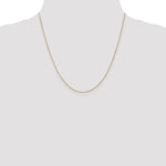 14k .75mm Round Open Link Cable Chain