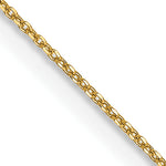 14k .6mm D/C Round Open Link Cable Chain