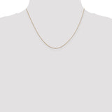 14k .6mm D/C Round Open Link Cable Chain