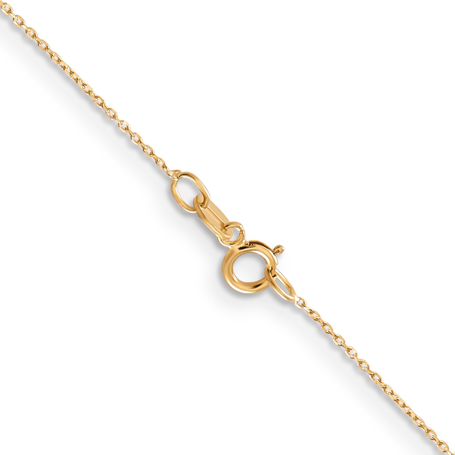 14k .6mm D/C Round Open Link Cable Chain