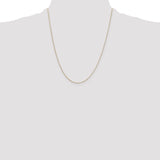 14k .6mm D/C Round Open Link Cable Chain