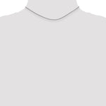 14k White Gold 1.4mm Round Open Link Cable Chain