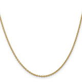 14k 1.8mm Forzantine Cable Chain