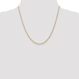 14k 1.8mm Forzantine Cable Chain