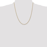 14k 1.8mm Forzantine Cable Chain