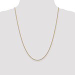 14k 1.8mm Forzantine Cable Chain