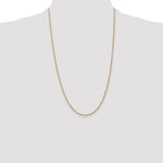 14k 1.8mm Forzantine Cable Chain