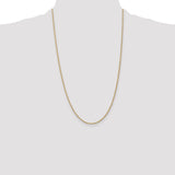 14k 1.8mm Forzantine Cable Chain