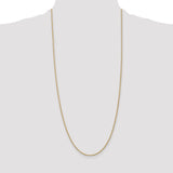14k 1.8mm Forzantine Cable Chain