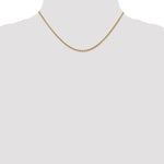 14k 2.2mm Forzantine Cable Chain