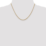 14k 2.2mm Forzantine Cable Chain