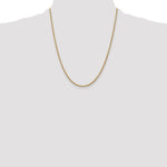 14k 2.2mm Forzantine Cable Chain