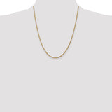 14k 2.2mm Forzantine Cable Chain