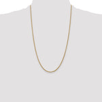 14k 2.2mm Forzantine Cable Chain