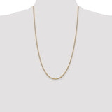 14k 2.2mm Forzantine Cable Chain