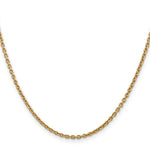 14k 2.2mm Forzantine Cable Chain