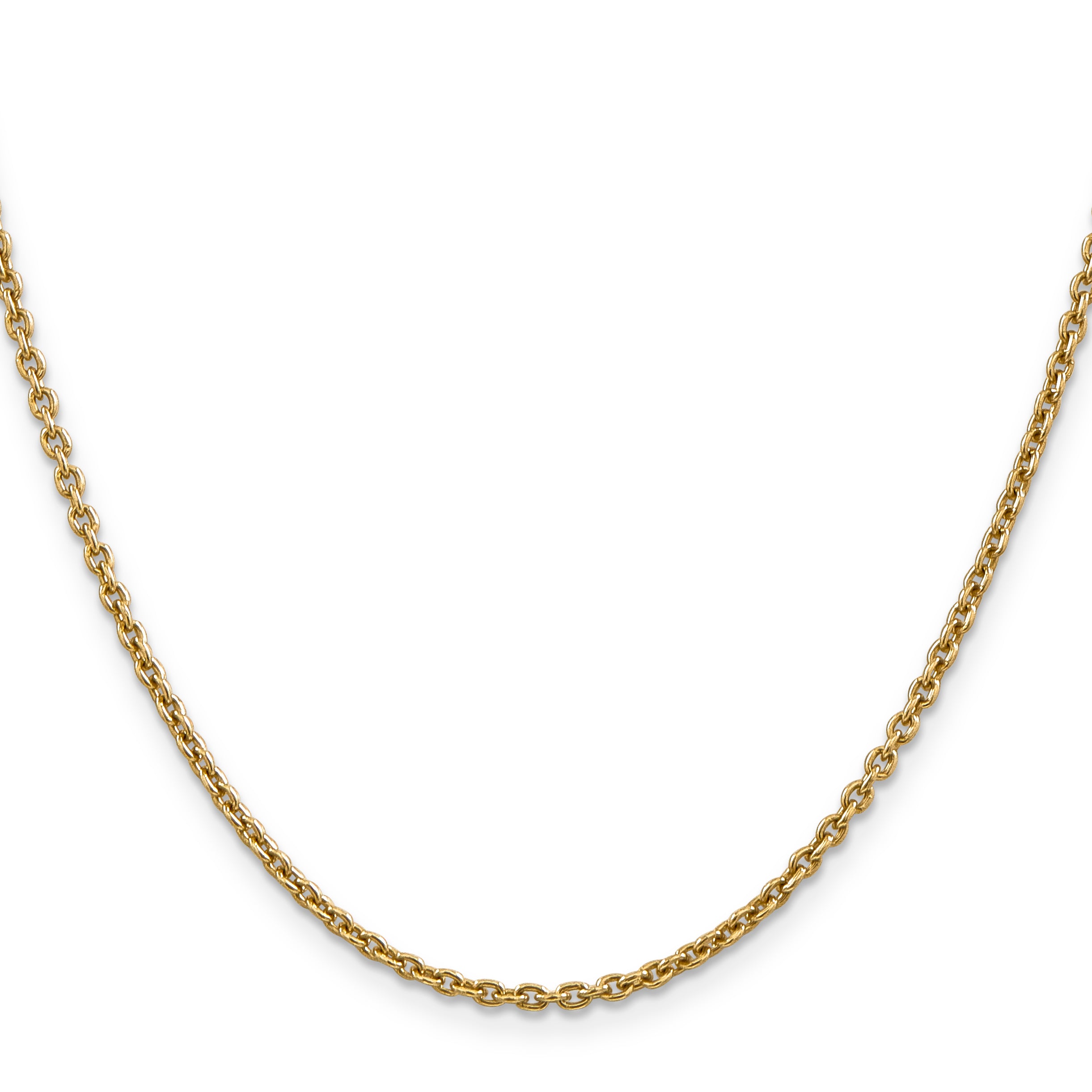 14k 2.2mm Forzantine Cable Chain