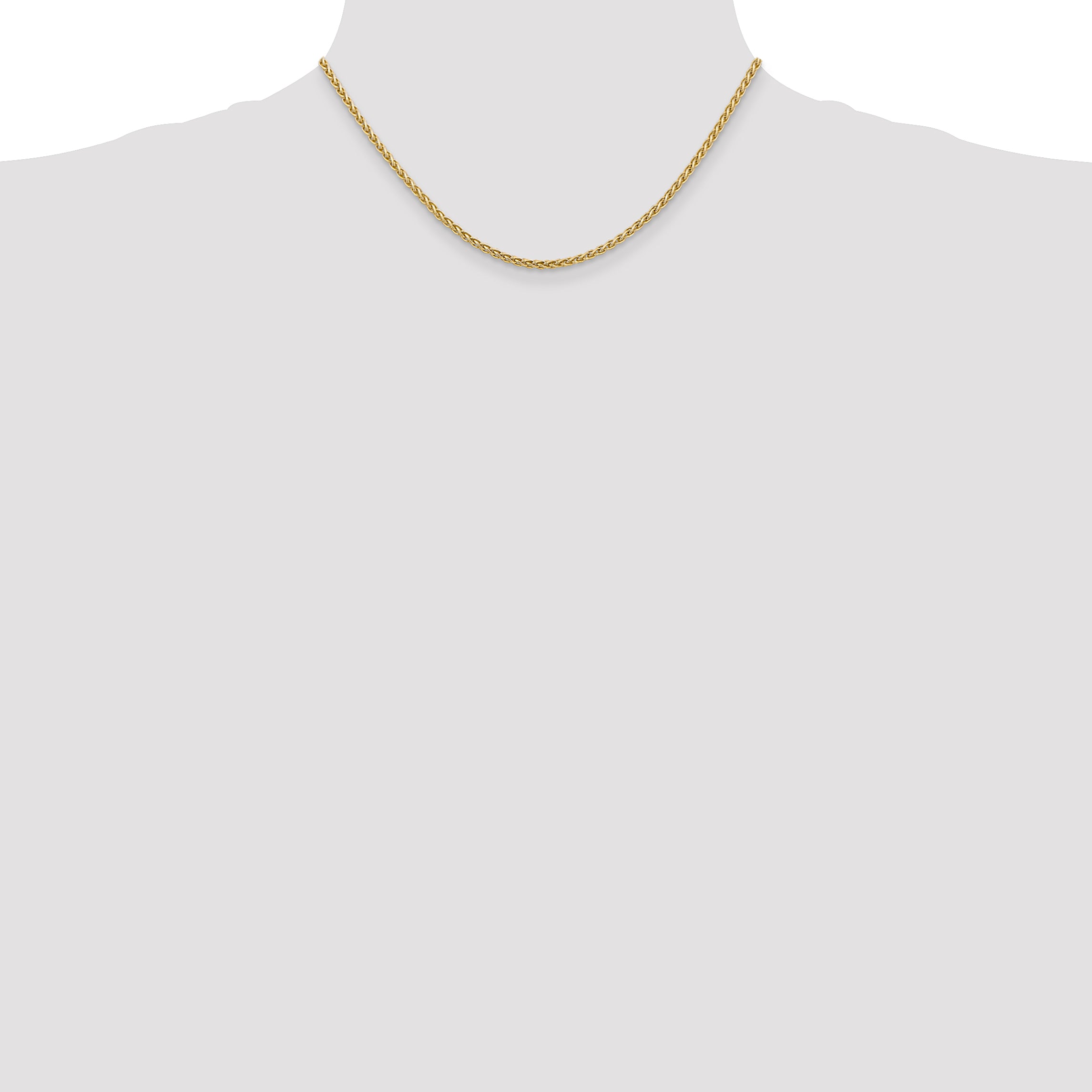 14k 2.5mm Spiga Chain