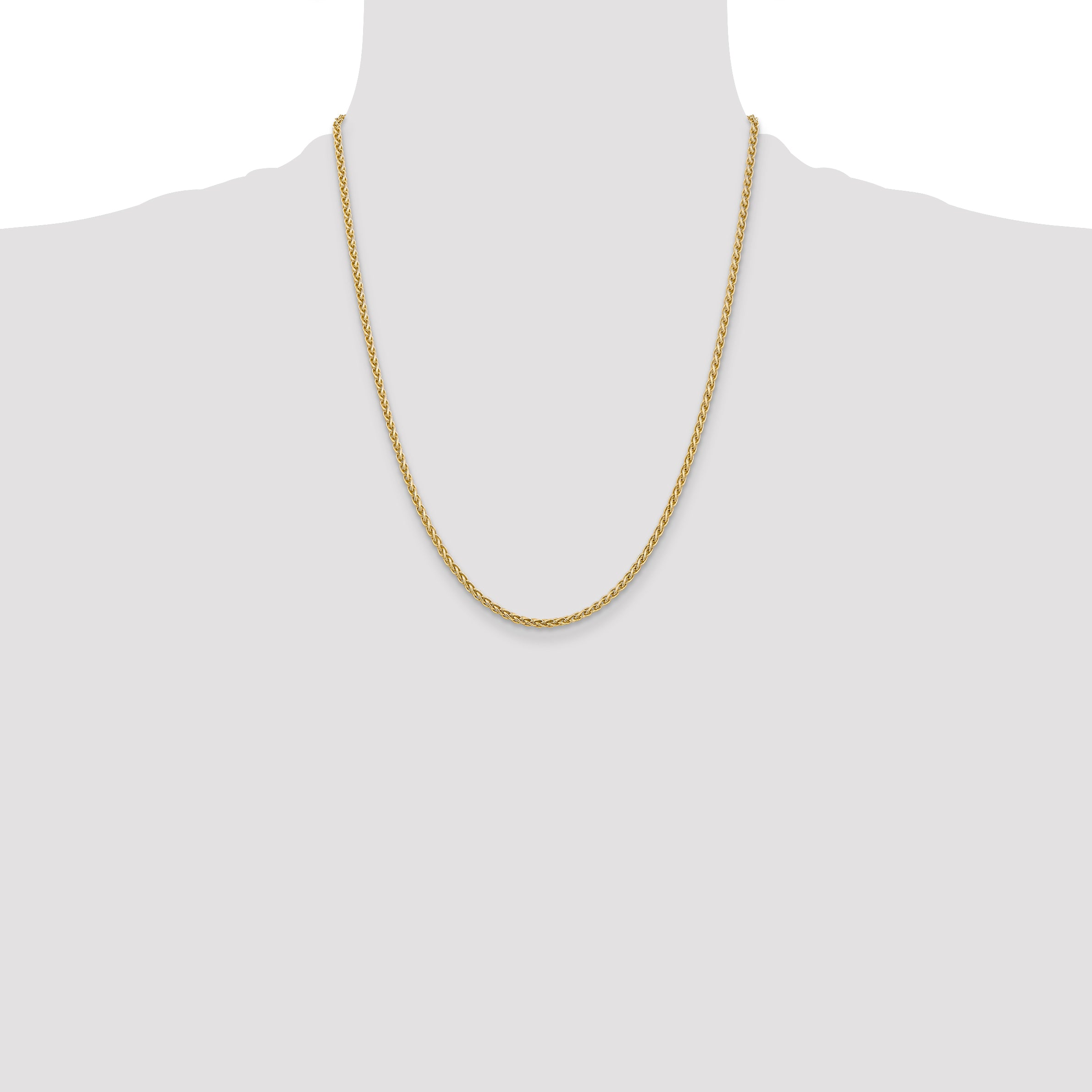 14k 2.5mm Spiga Chain
