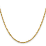 14k 2.5mm Spiga Chain