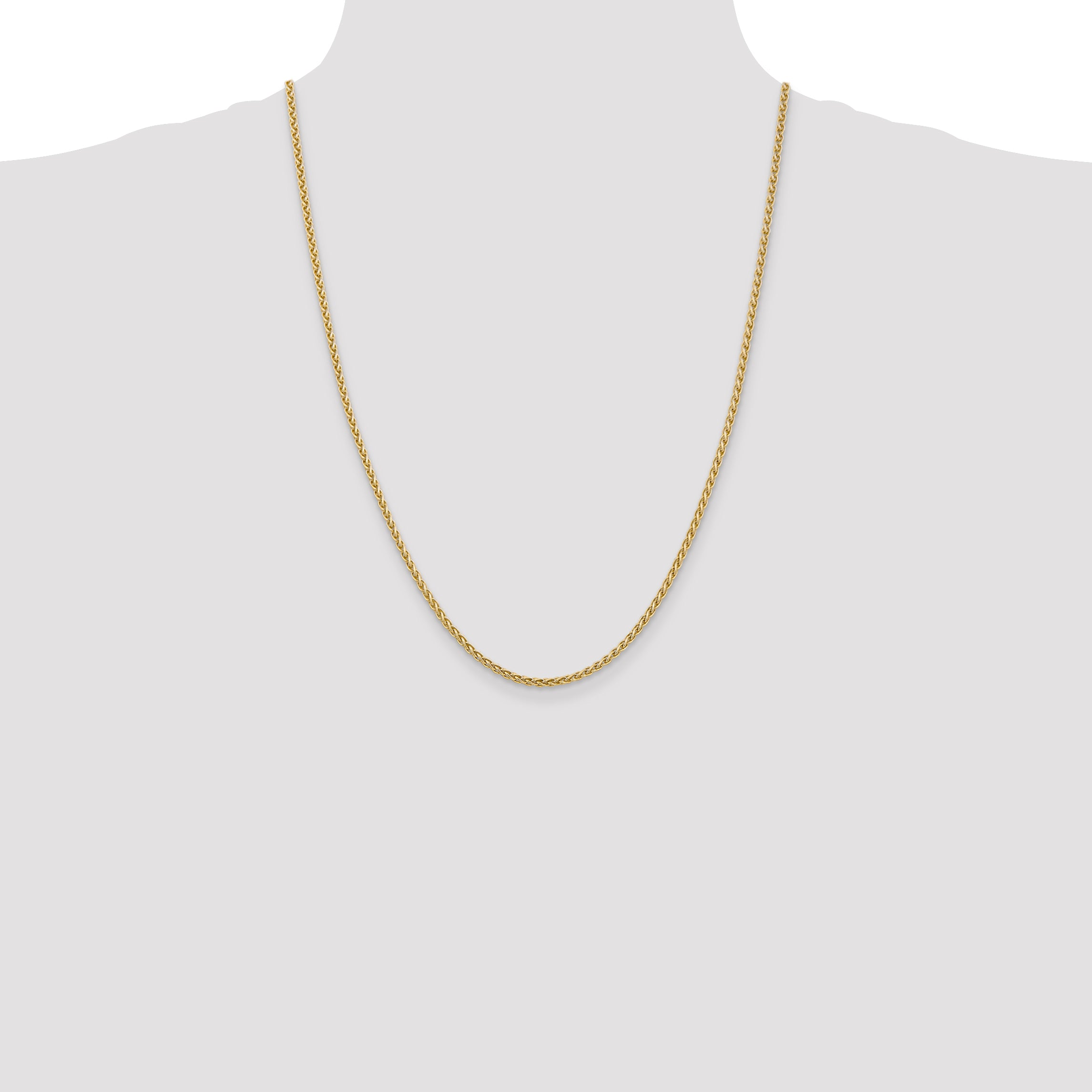 14k 2.5mm Spiga Chain