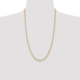 14k 2.5mm Spiga Chain
