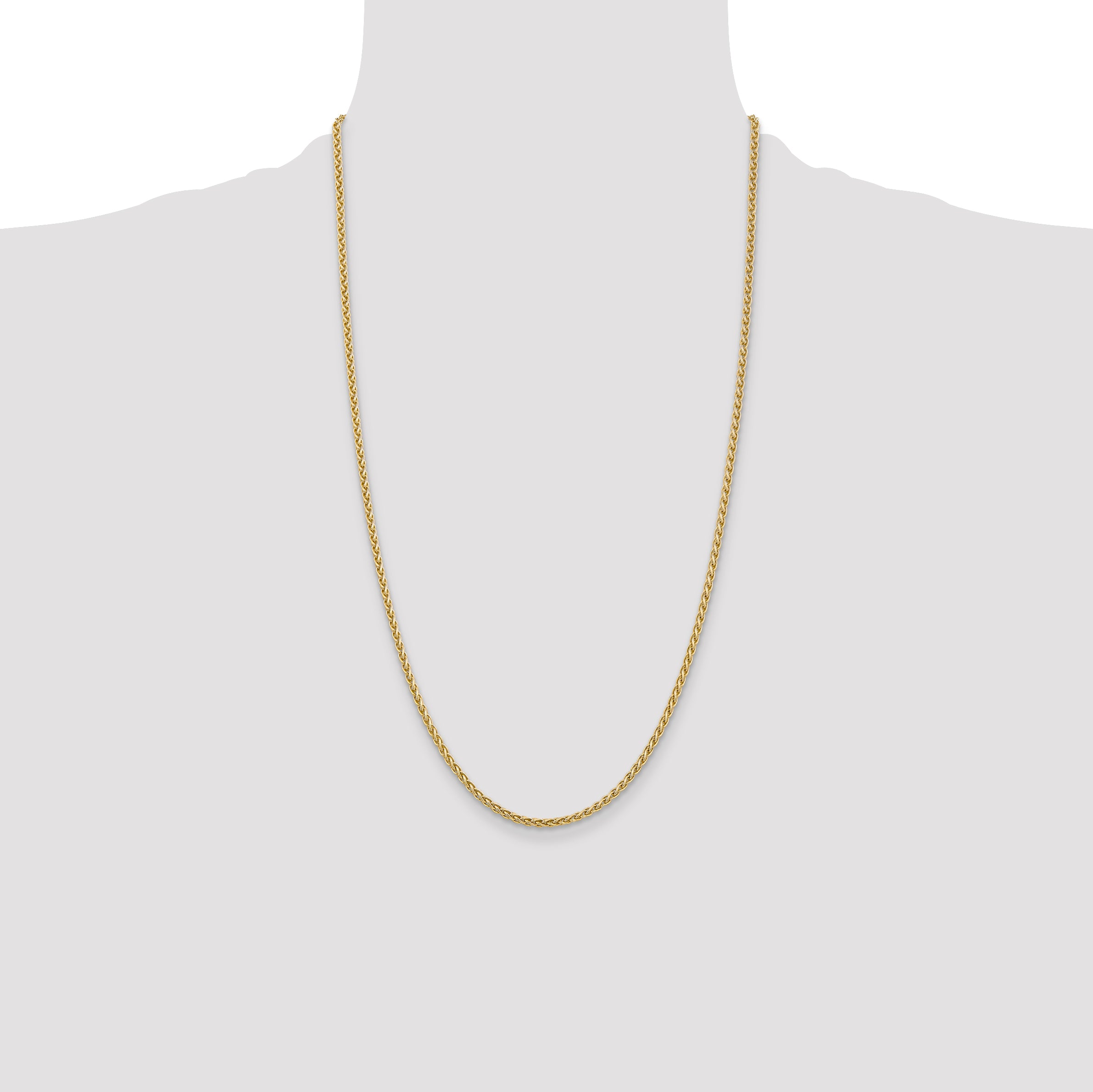 14k 2.5mm Spiga Chain
