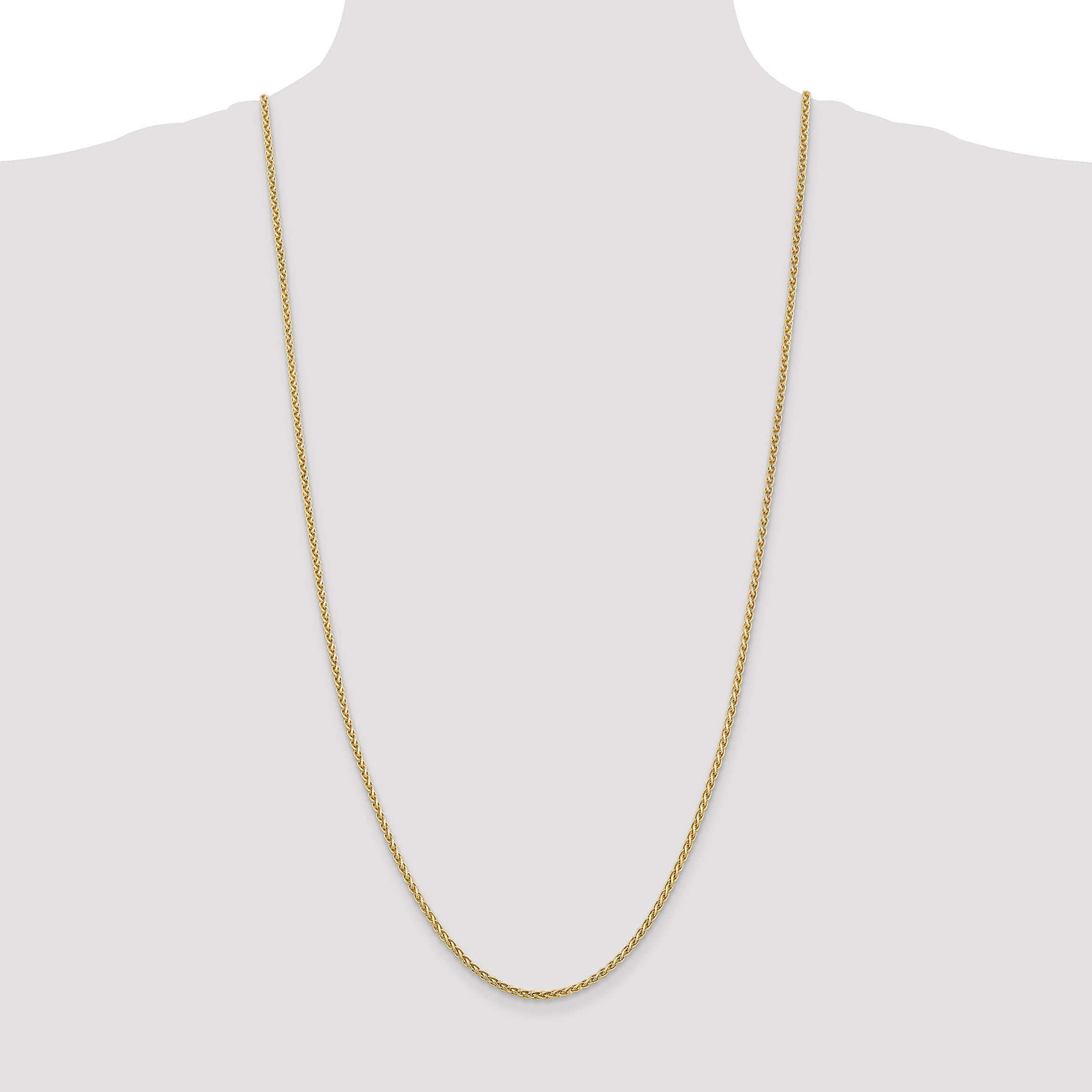 14k 2.5mm Spiga Chain