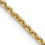 14k 1.45mm D/C Cable Chain
