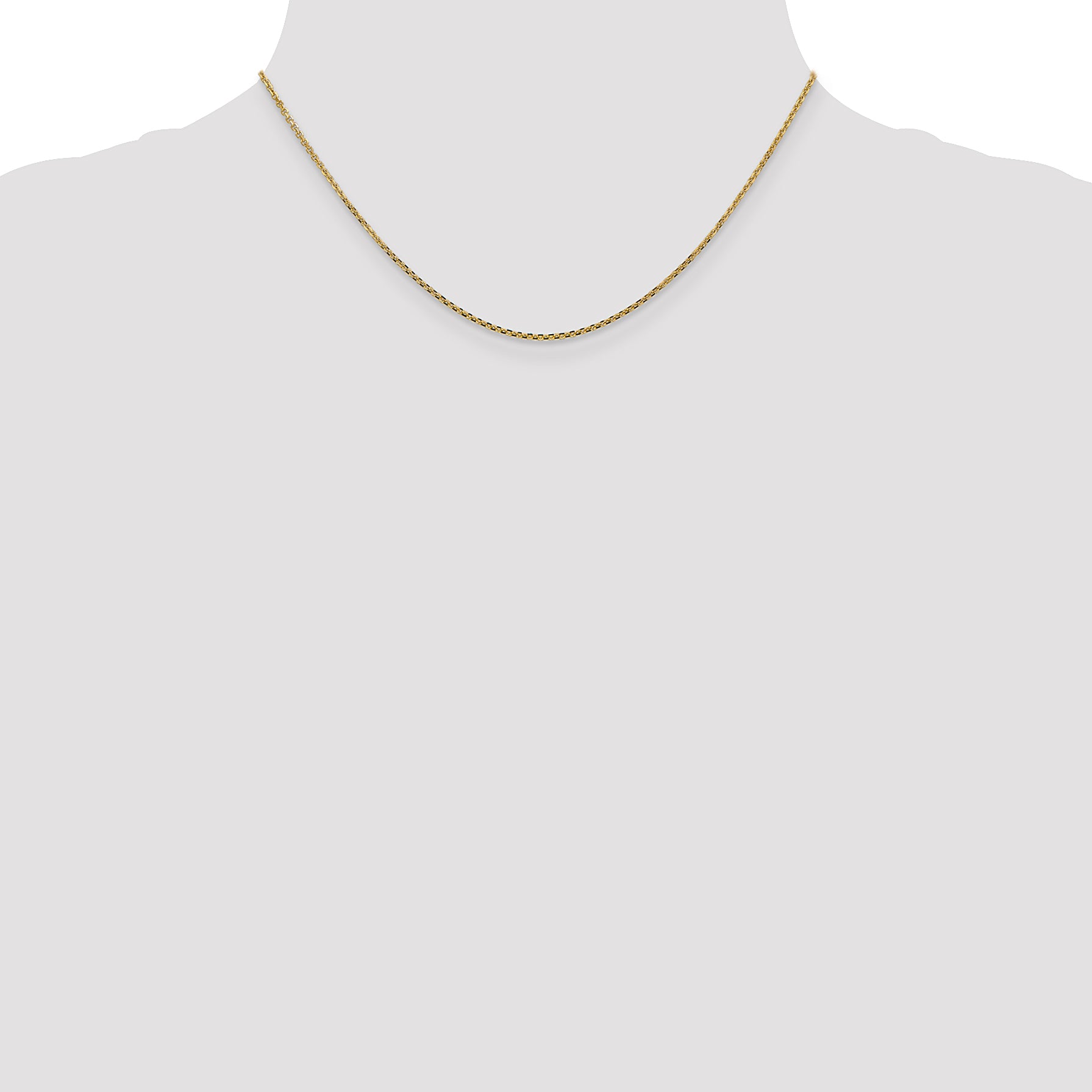 14k 1.45mm D/C Cable Chain