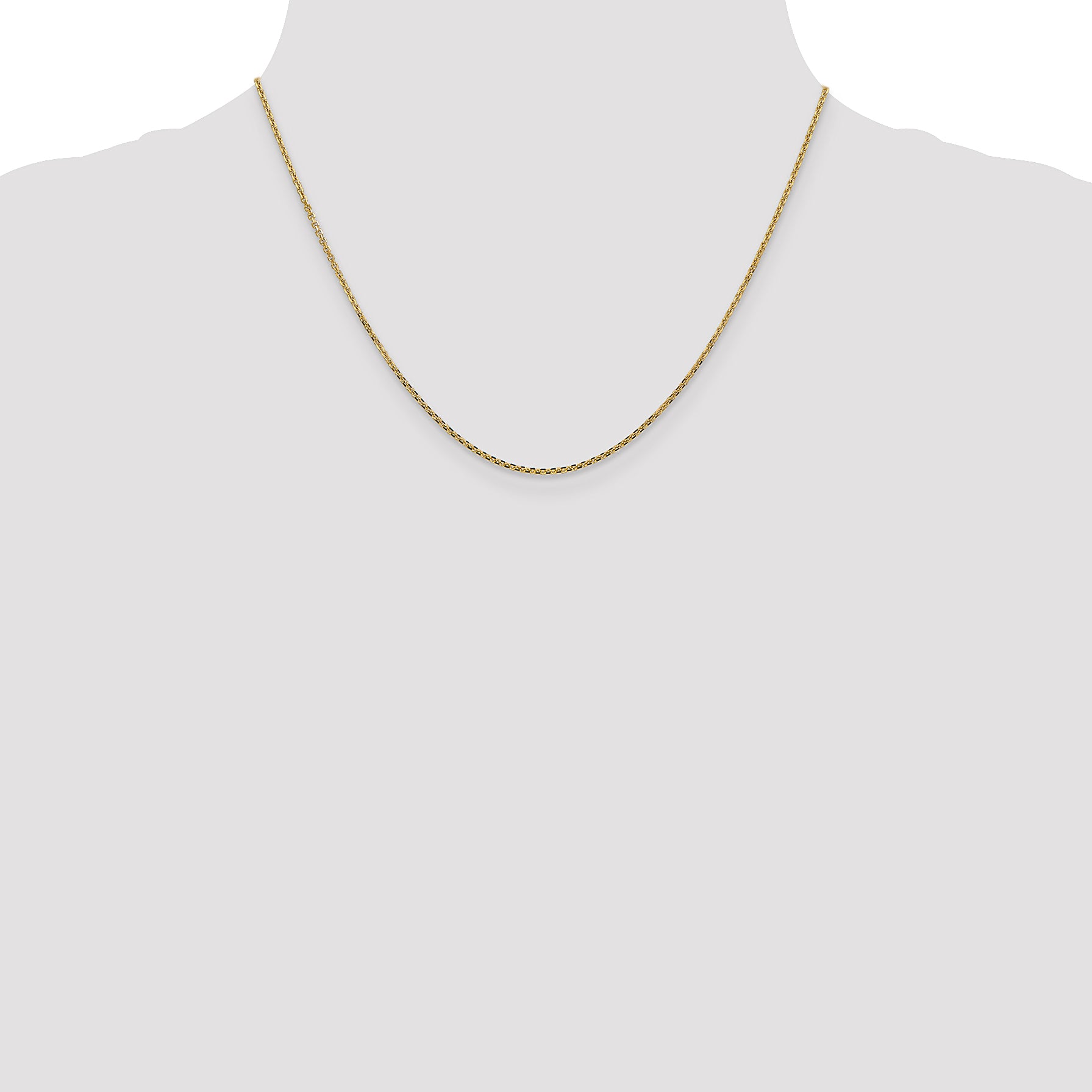 14k 1.45mm D/C Cable Chain