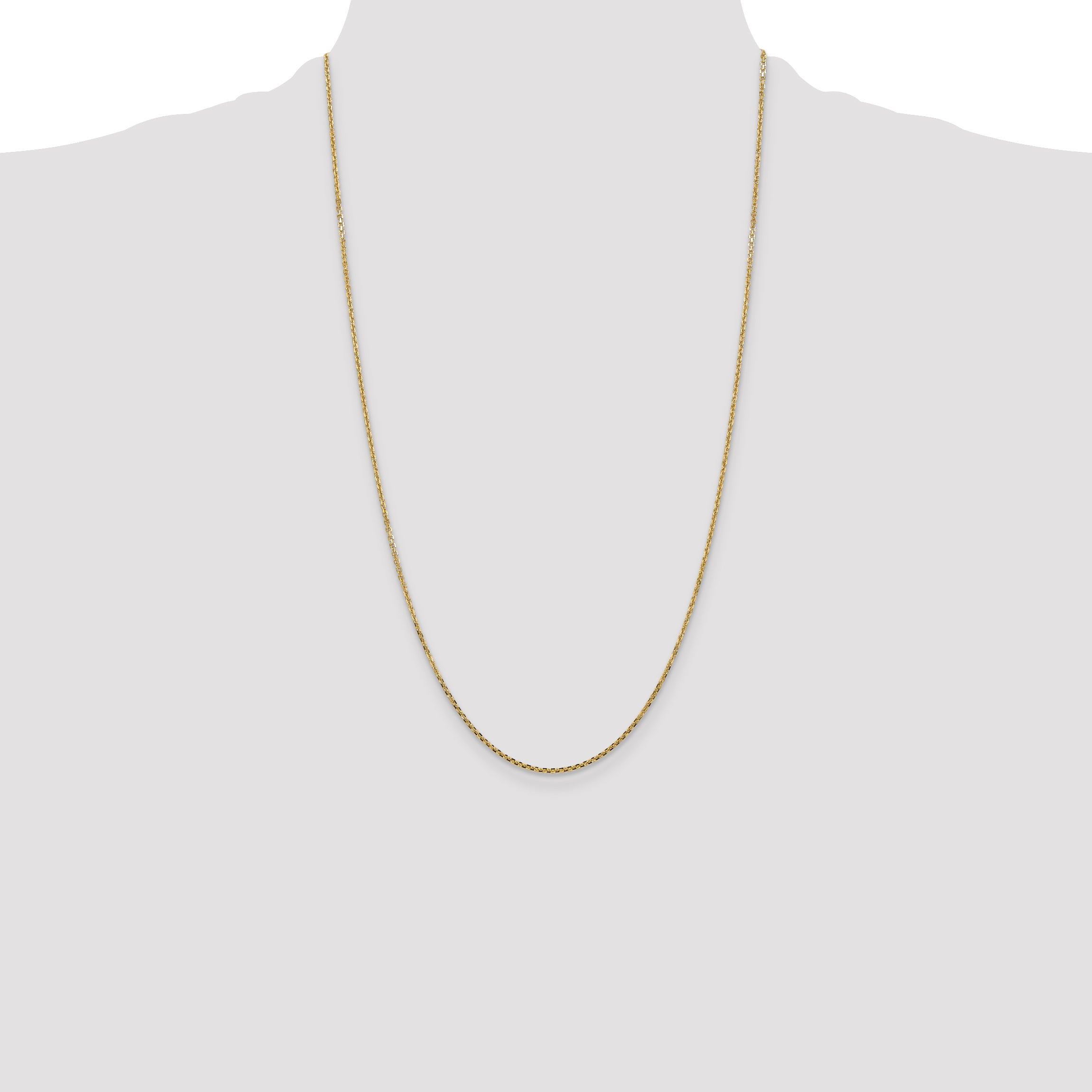 14k 1.45mm D/C Cable Chain