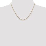14k 1.65mm D/C Cable Chain