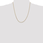 14k 1.65mm D/C Cable Chain