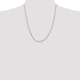 14k 1.65mm D/C Cable Chain