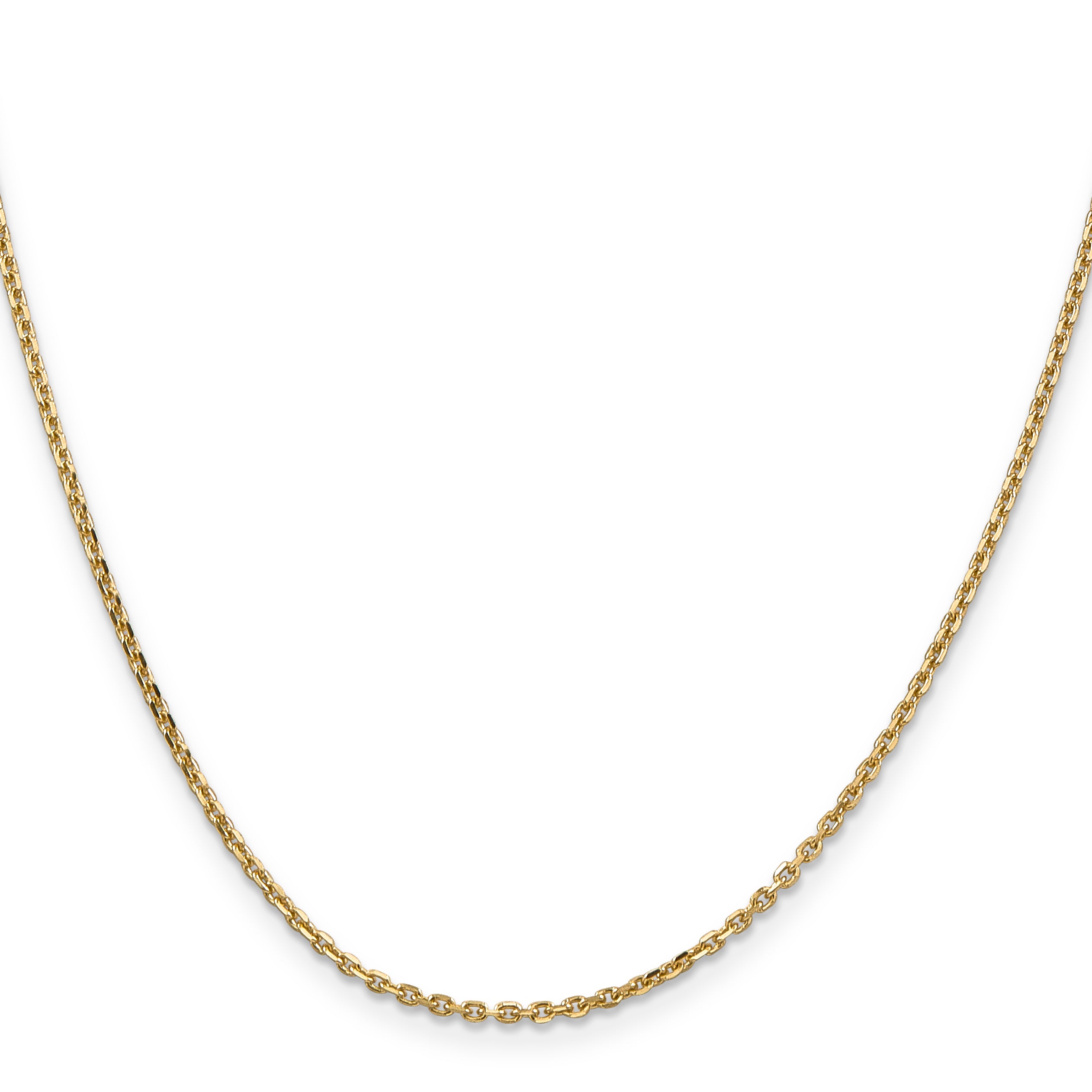 14k 1.65mm D/C Cable Chain
