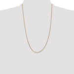 14k 1.65mm D/C Cable Chain
