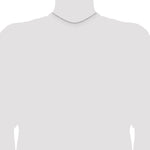 14k White Gold 1.45mm D/C Cable Chain