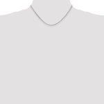 14k White Gold 1.65mm D/C Cable Chain