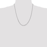 14k White Gold 1.65mm D/C Cable Chain