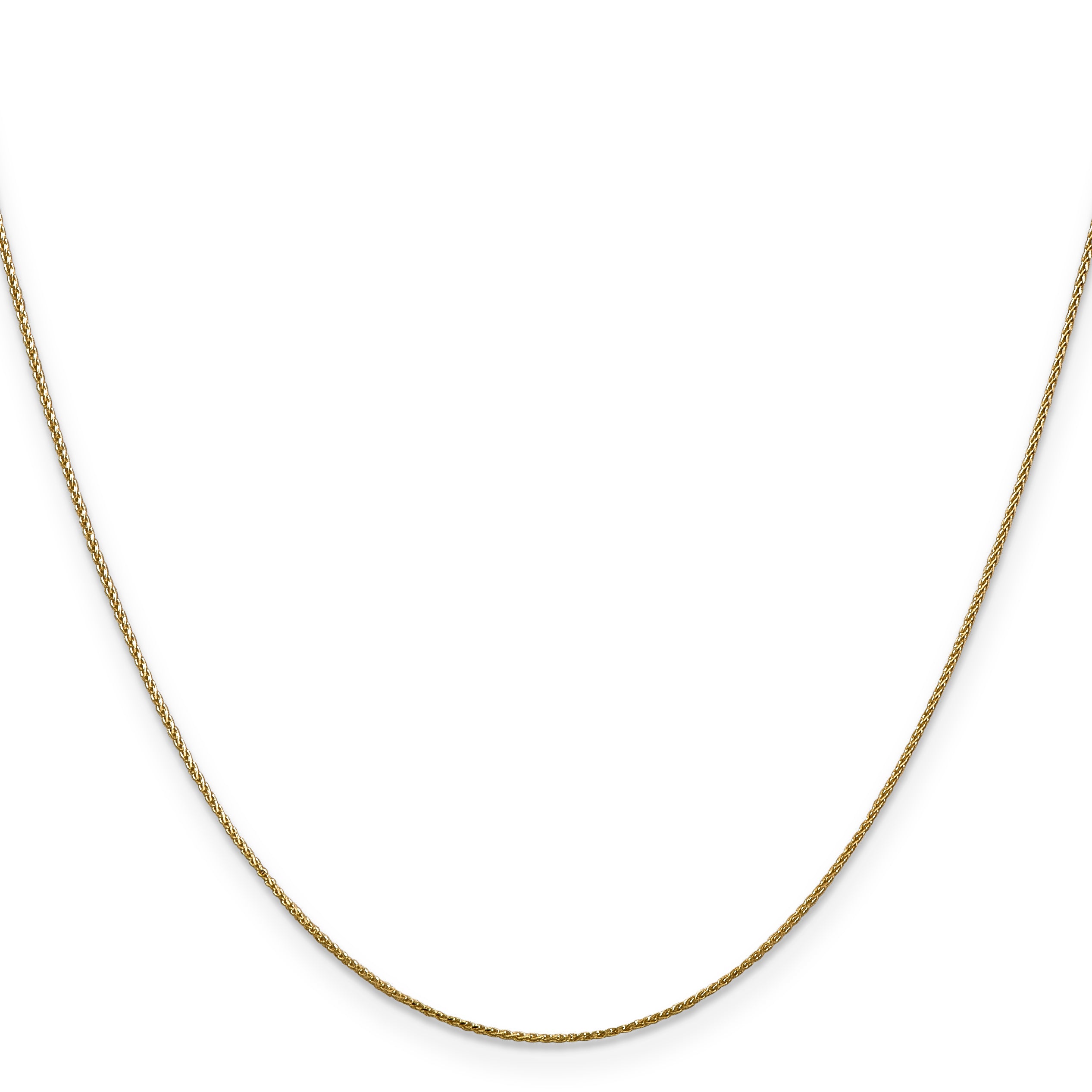 14k .85mm D/C Spiga with Lobster Clasp Chain