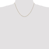 14k .85mm D/C Spiga with Lobster Clasp Chain